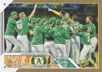 2023 Topps - Gold #577 Oakland Athletics Front
