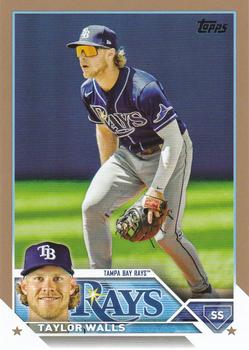 2023 Topps - Gold #625 Taylor Walls Front