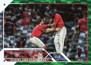 2023 Topps - Green Foil #271 Cleveland Guardians Front