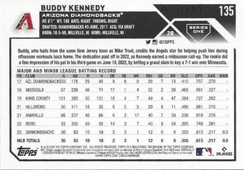 2023 Topps - Red Foil #135 Buddy Kennedy Back