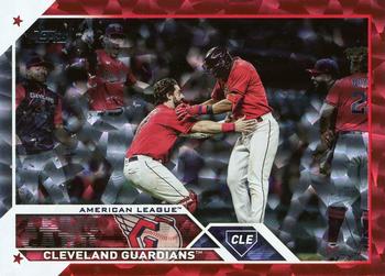 2023 Topps - Red Foil #271 Cleveland Guardians Front