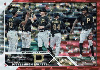 2023 Topps - Red Foil #430 Pittsburgh Pirates Front