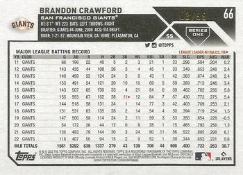 2023 Topps - Vintage Stock #66 Brandon Crawford Back