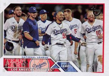 2023 Topps - Vintage Stock #219 Los Angeles Dodgers Front