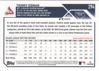 2023 Topps - Independence Day #294 Tommy Edman Back