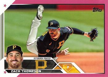 2023 Topps - Mother's Day Hot Pink #2 Zach Thompson Front