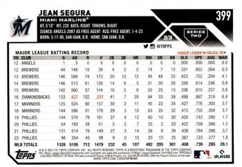 2023 Topps - Mother's Day Hot Pink #399 Jean Segura Back