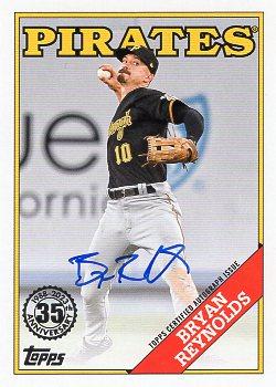 2023 Topps - 1988 Topps Baseball 35th Anniversary Autographs (Series One) #88BA-BR Bryan Reynolds Front