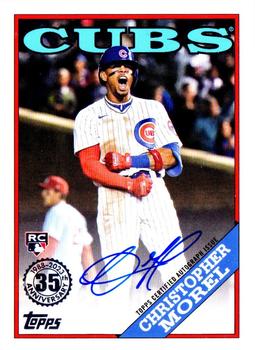 2023 Topps - 1988 Topps Baseball 35th Anniversary Autographs (Series One) #88BA-CMO Christopher Morel Front