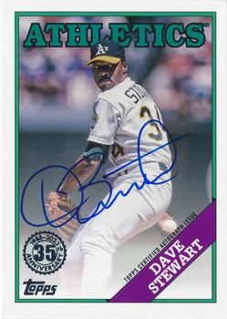 2023 Topps - 1988 Topps Baseball 35th Anniversary Autographs (Series One) #88BA-DAS Dave Stewart Front