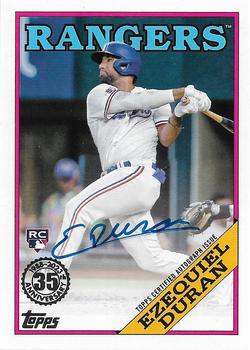 2023 Topps - 1988 Topps Baseball 35th Anniversary Autographs (Series One) #88BA-EDU Ezequiel Duran Front