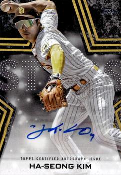 2023 Topps - Baseball Stars Autographs Black (Series One) #BSA-HK Ha-Seong Kim Front
