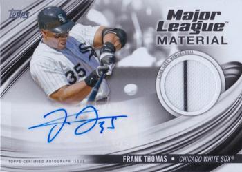 2023 Topps - Major League Material Autograph Relics (Series One) #MLMA-FTH Frank Thomas Front