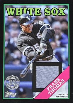 2023 Topps - 1988 Topps Baseball 35th Anniversary Relics Black (Series One) #88R-FTH Frank Thomas Front