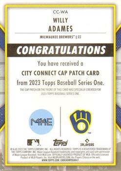 2023 Topps - City Connect Commemorative Patch #CC-WA Willy Adames Back