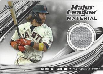 2023 Topps - Major League Material Relics (Series One) #MLM-BC Brandon Crawford Front