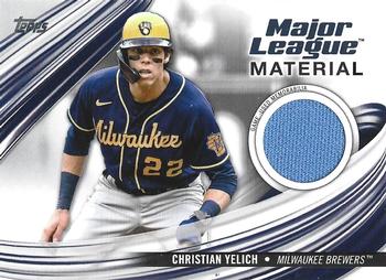 2023 Topps - Major League Material Relics (Series One) #MLM-CY Christian Yelich Front