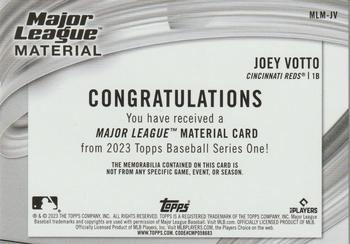 2023 Topps - Major League Material Relics (Series One) #MLM-JV Joey Votto Back