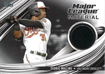 2023 Topps - Major League Material Relics Black (Series One) #MLM-CM Cedric Mullins Front