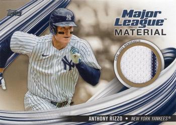 2023 Topps - Major League Material Relics Gold (Series One) #MLM-AR Anthony Rizzo Front