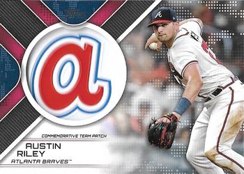 2023 Topps - Patchwork of the Past Commemorative Patch #POTP-ARI Austin Riley Front