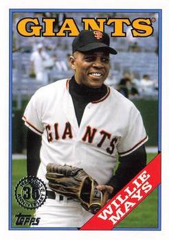 2023 Topps - 1988 Topps Baseball 35th Anniversary (Series One) #T88-12 Willie Mays Front