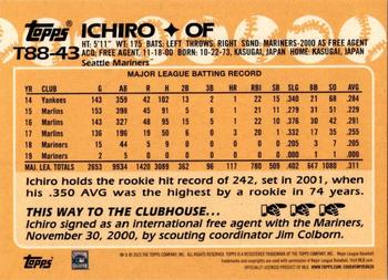 2023 Topps - 1988 Topps Baseball 35th Anniversary (Series One) #T88-43 Ichiro Back