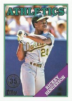 2023 Topps - 1988 Topps Baseball 35th Anniversary (Series One) #T88-60 Rickey Henderson Front