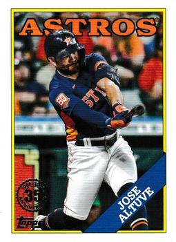 2023 Topps - 1988 Topps Baseball 35th Anniversary (Series One) #T88-76 Jose Altuve Front