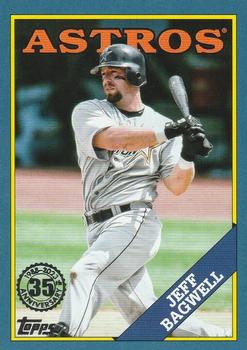 2023 Topps - 1988 Topps Baseball 35th Anniversary Blue (Series One) #T88-62 Jeff Bagwell Front