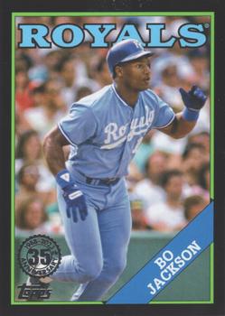 2023 Topps - 1988 Topps Baseball 35th Anniversary Black (Series One) #T88-51 Bo Jackson Front