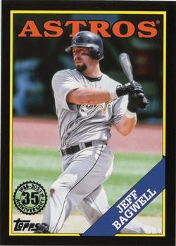 2023 Topps - 1988 Topps Baseball 35th Anniversary Black (Series One) #T88-62 Jeff Bagwell Front