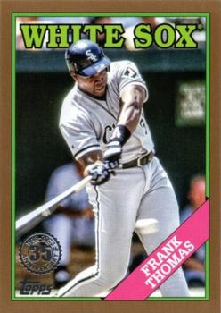 2023 Topps - 1988 Topps Baseball 35th Anniversary Gold (Series One) #T88-85 Frank Thomas Front