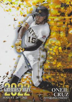 2023 Topps - 2022 Greatest Hits #22GH-6 Oneil Cruz Front