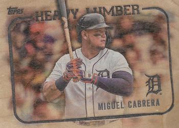 2023 Topps - Heavy Lumber #HL-20 Miguel Cabrera Front