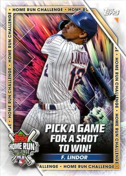 2023 Topps - Home Run Challenge (Series One) #HRC-13 Francisco Lindor Front