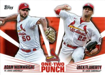 2023 Topps - One-Two Punch #12P-5 Adam Wainwright / Jack Flaherty Front