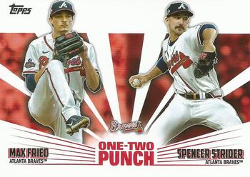 2023 Topps - One-Two Punch #12P-25 Max Fried / Spencer Strider Front