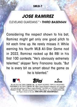 2023 Topps - Stars of MLB #SMLB-7 José Ramírez Back