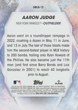 2023 Topps - Stars of MLB #SMLB-13 Aaron Judge Back