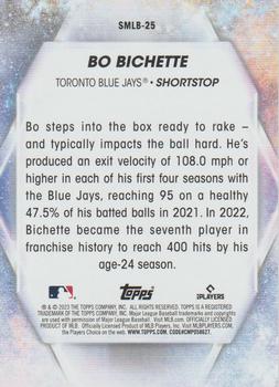 2023 Topps - Stars of MLB #SMLB-25 Bo Bichette Back