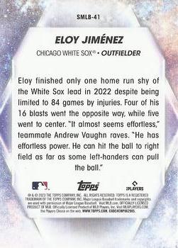 2023 Topps - Stars of MLB #SMLB-41 Eloy Jiménez Back