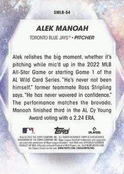 2023 Topps - Stars of MLB #SMLB-54 Alek Manoah Back