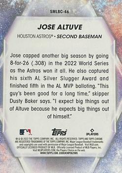 2023 Topps - Stars of MLB Chrome #SMLBC-46 Jose Altuve Back