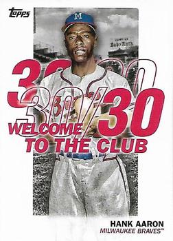 2023 Topps - Welcome to the Club #WC-9 Hank Aaron Front