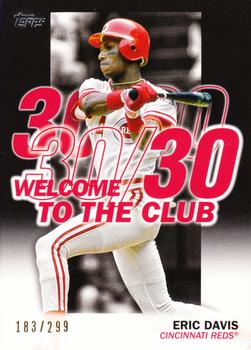 2023 Topps - Welcome to the Club Black #WC-6 Eric Davis Front