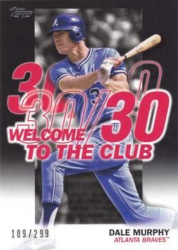 2023 Topps - Welcome to the Club Black #WC-7 Dale Murphy Front