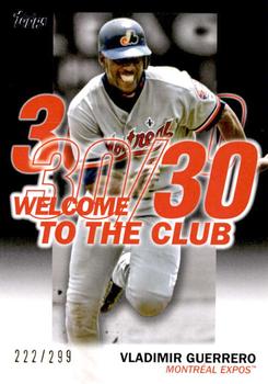 2023 Topps - Welcome to the Club Black #WC-14 Vladimir Guerrero Front