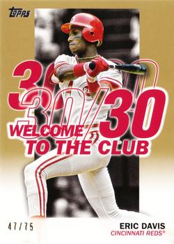 2023 Topps - Welcome to the Club Gold #WC-6 Eric Davis Front