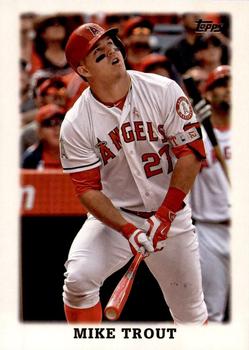 2023 Topps - 1988 Topps League Leaders Oversized Box Toppers #88LL-22 Mike Trout Front